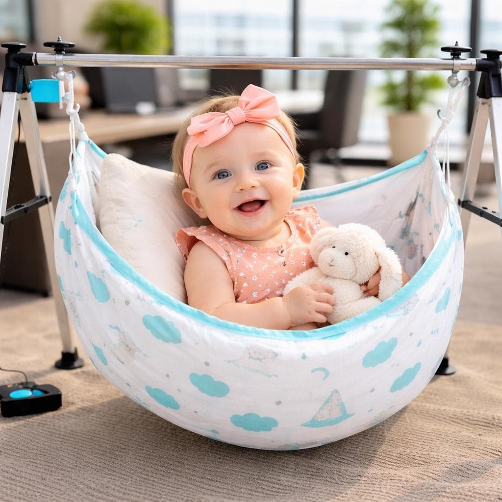 Baby cradle canopy and liner